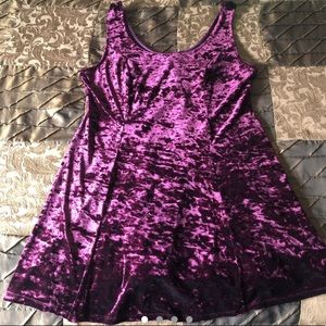 Forever 21 Velvet Skater Dress